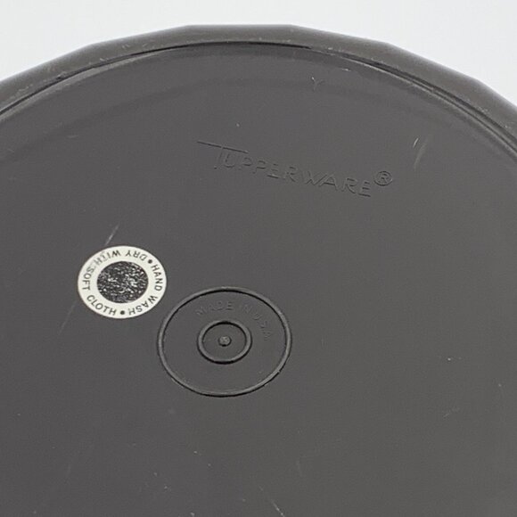 Tupperware Ice Bucket with Lid 1683 1684 1417  Insulated Brown Push Button VTG - Picture 5 of 16